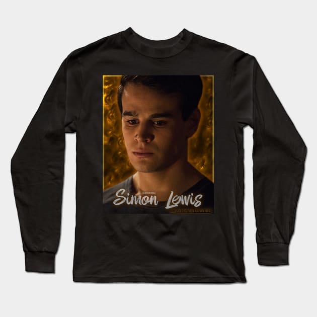 Shadowhunters - Simon Lewis - Orange Smoke Long Sleeve T-Shirt by vickytoriaq